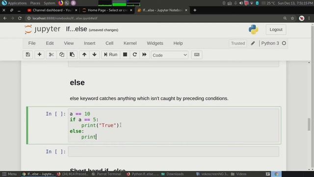 #15 If, if-else, elif statement in Python | Decision Making in Python | Python Tutorial in Hindi