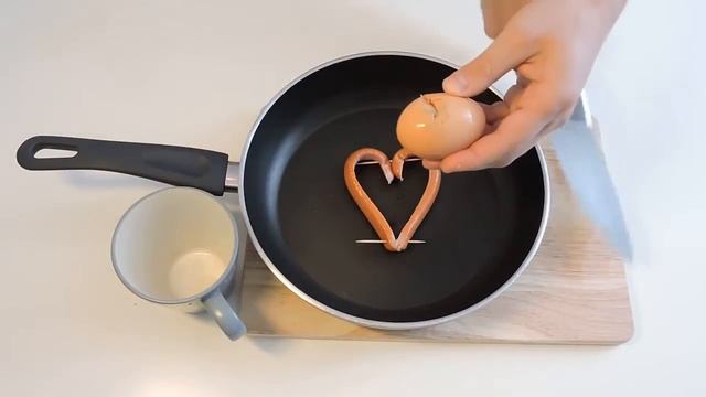 Как приготовить яичницу форма сердце смотреть онлайн