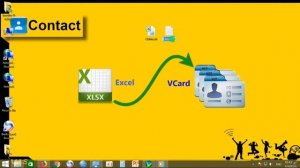 كيفية تحويل ملف Excel الى ملف VCard بدون برامج _ بالعربي