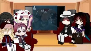Uppermoons + Muzan react to Tanjiro and Nezuko vs Hantengu | 3 Season | Demon Slayer | Gacha Club