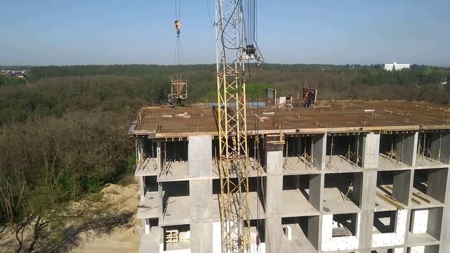 04.05 приём бетона на плиту перекрытия над 7-м этажом смотреть онлайн
