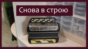 Трудовые будни / Ремонт Баяна "Мелодия" / Снова в строю