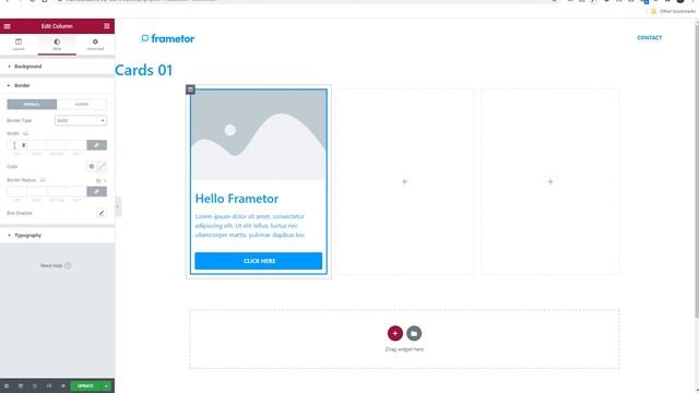 How to make cards with full width image in elementor смотреть онлайн