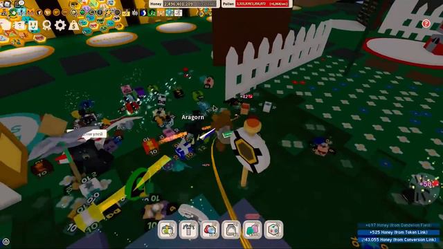Гуф гуф опять стал НУБОМ в Bee Swarm Simulator смотреть онлайн