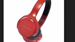 Audio Technica Sonic Fuel ATHOX5BK On Ear Headphones, Red