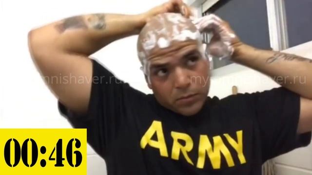 Как побрить голову бритвой Omnishaver за 54 секунды смотреть онлайн