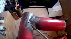 Врезка в трубу с большим зазором без утечек (часть 3).mp4