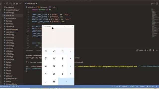 #harrybhai #python #programming BIGGEST GUI PROJECT CALCULATOR APP WITH PYTHON AND HTML PROGRAMMING