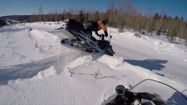 Катание на снегоходах 14.02.2015 смотреть онлайн