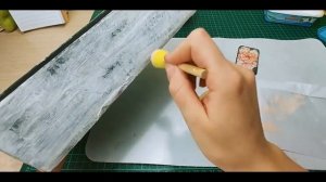 Декорирование коробки своими руками. Коробка в винтажном стиле.