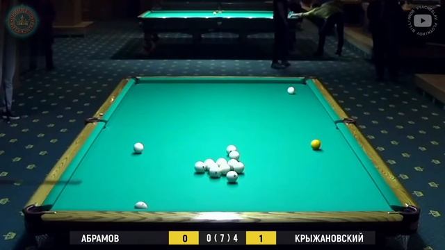 Молниеносный Разгром. Коммерция. Абрамов - Крыжановский. Бильярд (американка). Billiards 2020.