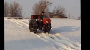 самодельный снегоход на пневмоходу