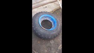 ЗИМ 350 (замена колес) переходим на 13 колеса