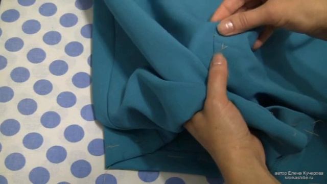 Как сделать шлицу на юбке (платье). Обработка низа юбки (платья) клеевой смотреть онлайн