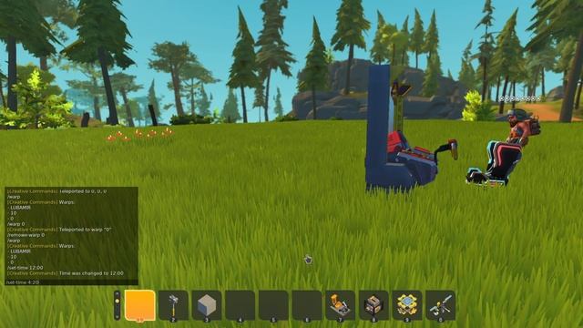 ? ТЕЛЕПОРТАЦИЯ ПОЛЁТЫ УСКОРЕНИЕ - КОМАНДЫ ДЛЯ КРЕАТИВНОГО РЕЖИМА ? Scrap Mechanic ? СКРАП МЕХАНИК ?