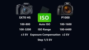 Canon PowerShot SX70 HS vs Nikon Coolpix P1000