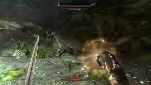 Killing the Ghost Troll in Skyrim смотреть онлайн