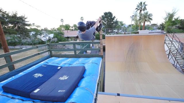 Vert Skating Airbag with Skates Las Vegas NV Skater Part 3 смотреть онлайн