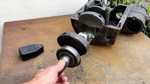 Переделка коленчатого вала двигателя УД-2.Что будет? Разворот на 180°и изменение порядка работы.