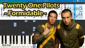 Twenty One Pilots - Formidable [Piano Tutorial | Sheets | MIDI] Synthesia