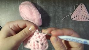 МК 3Д треугольник для пледа крючком