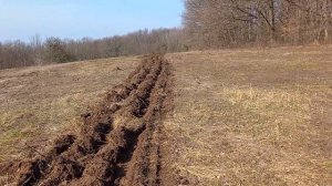 ДТ 75 пашет БЕТОН ?  Было трудно, но он смог. Пахота целины на зябь.