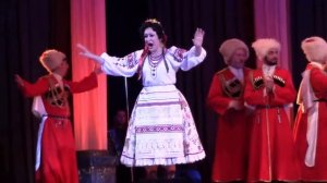 Марина Шульга (заслуженная артистка Кубани) и ансамбль "Криница"-украинская народная песня "Гандзя"