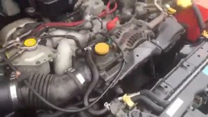 РАБОТА ДВИГАТЕЛЯ SUBARU IMPREZA WRX '99 (engine start)