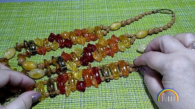 ДО И ПОСЛЕ.ПЕРЕДЕЛКИ УКРАШЕНИЙ.Колье,бусы,сотуар,ожерелье.Янтарная красота