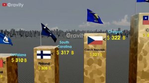 50 самых богатых штатов в 2024 году (Сравнение)