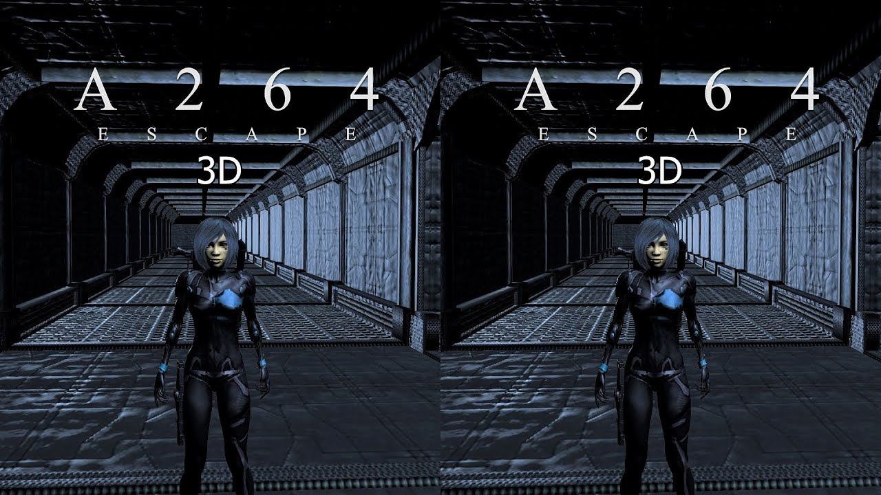 A264 Escape 3D video SBS VR box google cardboard смотреть онлайн