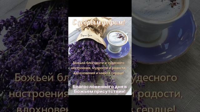 Христианское пожелание | Доброго утра! ❤️🙏😇🙂🌱🌾🌅