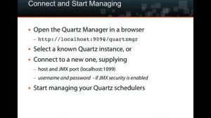 Quartz Manager Screencast by Mike Allen, Vice President of Product Management at Terracotta