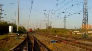 Тепловоз 2ТЭ10УТ-0047Б с пригородным поездом №6745 Бузулук — Самара