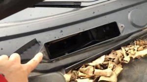 Как поменять фильтр салона на BMW X1