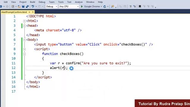 Ques-7 Diff between alert, prompt, confirm box | JavaScript Interview Question | Hindi Language