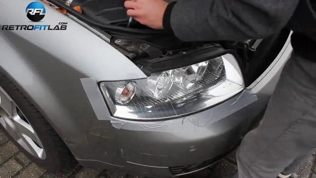 Audi A4 B6 Разборка передних фар смотреть онлайн