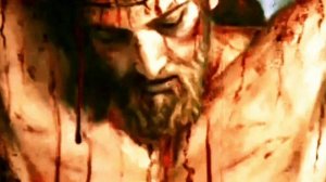Кровь Христа текла с Голгофского Креста.