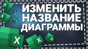 Как изменить Название диаграммы в Эксель