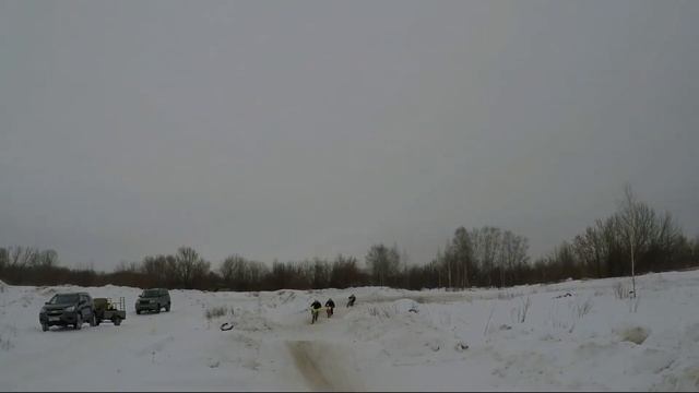 Эндуро Мотокросс Тренировка в Нижнем Новгороде 11.02.17 смотреть онлайн