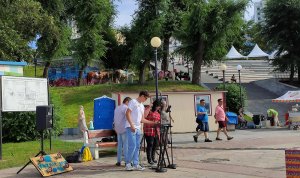 Музыка у фонтана. Владивосток