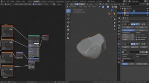 КАМЕНЬ ЗА 1 МИНУТУ в Blender 3.0 | Ленивый Блендер 3.1