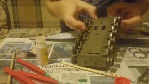Собираю модель танка от Тамии:M41 Walker Bulldog.Часть 3.Начата башня!