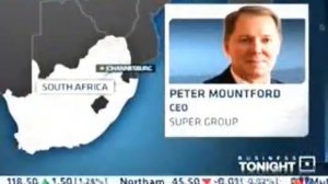 CNBC Africa - Interview Peter Mountford Super Group 2014 Final Results