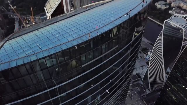 374 метра Москва-Сити - Башня Федерация 4K 60fps [Drone GoPro]