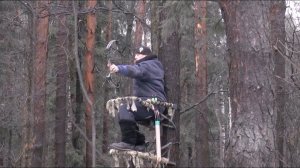 Подготовка к охоте с луком зимой