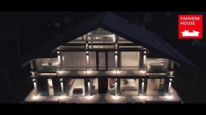 Архитектурная подсветка фасадов. Фахверк.