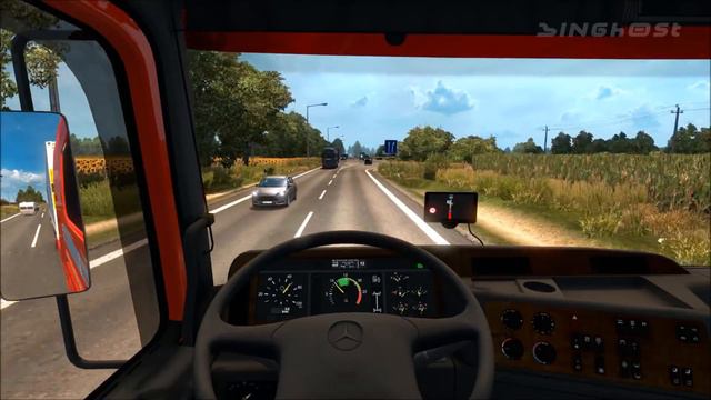 Mercedes Actros MP1 ETS2 (Euro Truck Simulator 2) смотреть онлайн