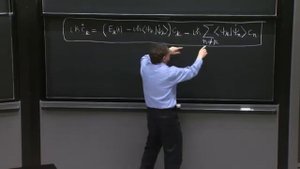 L16.2 Analysis with an orthonormal basis of instantaneous energy eigenstates