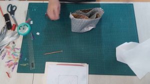 Небольшая стеганая сумочка через плечо своими руками